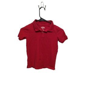 OSHKOSH Bgosh Polo Size 7 Red Cotton